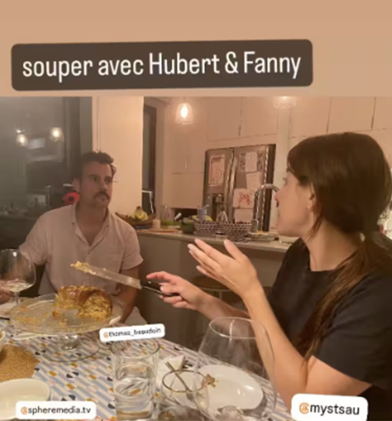 Capture decran le 2024 08 29 a 12.54.53 Thomas Beaudoin et Mylène St-Sauveur se réunissent 6 ans après leur émission et partagent une photo