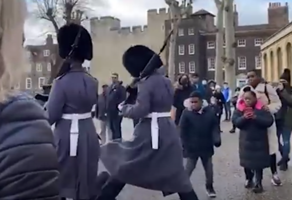 Un Membre de la Garde Royale Bouscule un Enfant lors d'un Défilé à Londres 1 Un Membre de la Garde Royale Bouscule un Enfant lors d'un Défilé à Londres Screenshot 2024 08 16 14.47.03 Un Membre de la Garde Royale Bouscule un Enfant lors d'un Défilé à Londres