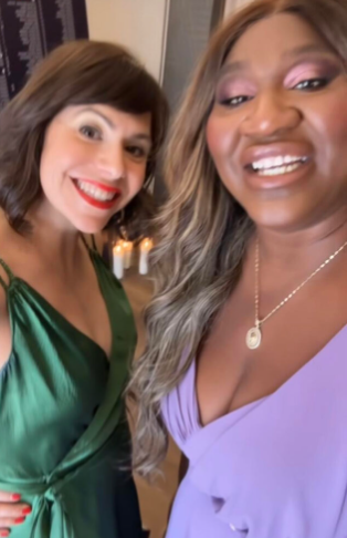 Screenshot 2024 08 25 11.18.04 La robe mauve de Mélissa Bédard suscite de nombreuses réactions