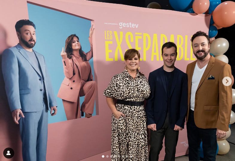Capture decran 2024 09 28 091757 Un moment unique en famille : Patricia Paquin et Mathieu Gratton sur le tapis rouge avec leur fils – Voyez les photos des EXséparables !