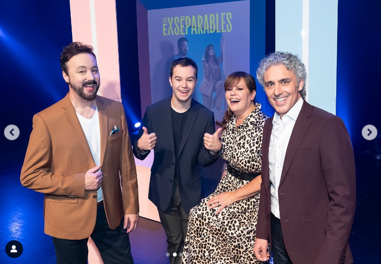 Capture decran 2024 09 28 091809 Un moment unique en famille : Patricia Paquin et Mathieu Gratton sur le tapis rouge avec leur fils – Voyez les photos des EXséparables !