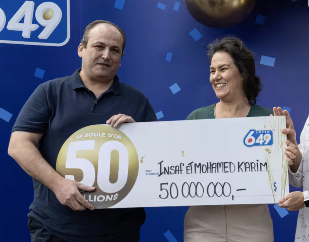 Après avoir gagné 50 M$ au 6/49, un couple de Québec termine leur journée de travail avec le sourire 1 Après avoir gagné 50 M$ au 6/49, un couple de Québec termine leur journée de travail avec le sourire Capture decran le 2024 09 05 a 09.27.45 e1725542916206 Après avoir gagné 50 M$ au 6/49, un couple de Québec termine leur journée de travail avec le sourire