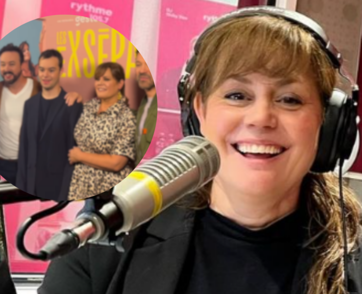 Design sans titre 13 Un moment unique en famille : Patricia Paquin et Mathieu Gratton sur le tapis rouge avec leur fils – Voyez les photos des EXséparables !