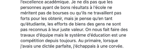 Screenshot 2024 09 08 12.33.21 Cette étudiante au Québec dévoile la dure réalité de nombreux élèves au cégep