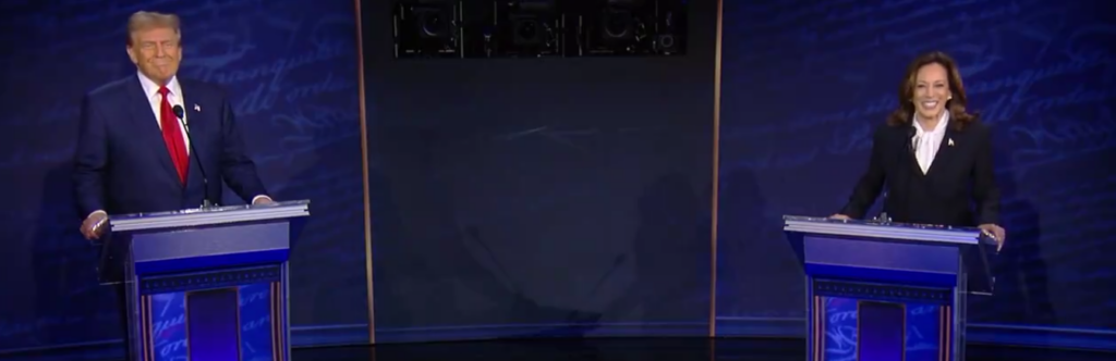 Moment Malaisant entre Kamala Harris et Donald Trump Avant le Débat Présidentiel 2 Moment Malaisant entre Kamala Harris et Donald Trump Avant le Débat Présidentiel Screenshot 2024 09 11 08.27.15 Moment Malaisant entre Kamala Harris et Donald Trump Avant le Débat Présidentiel