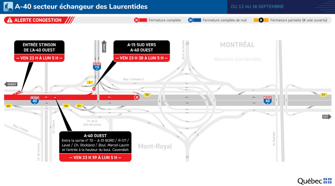 L'autoroute 40 sera entièrement fermée dès ce soir 2 L'autoroute 40 sera entièrement fermée dès ce soir Screenshot 2024 09 13 11.46.09 L'autoroute 40 sera entièrement fermée dès ce soir