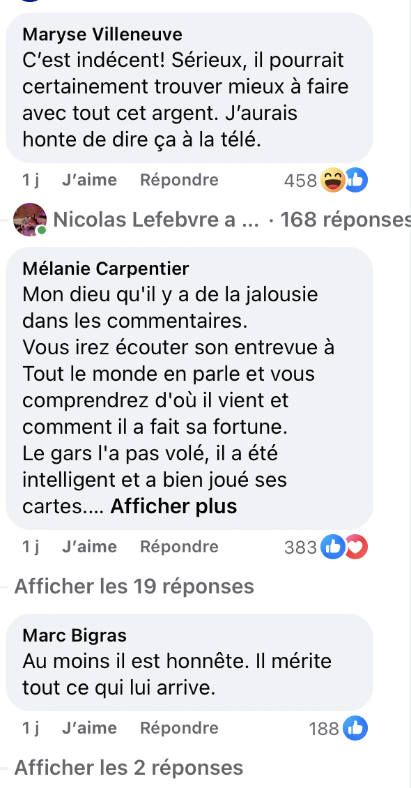 Luc Poirier révèle sans filtre ses dépenses mensuelles 3 Luc Poirier révèle sans filtre ses dépenses mensuelles Capture decran le 2024 10 03 a 15.42.11 Luc Poirier révèle sans filtre ses dépenses mensuelles