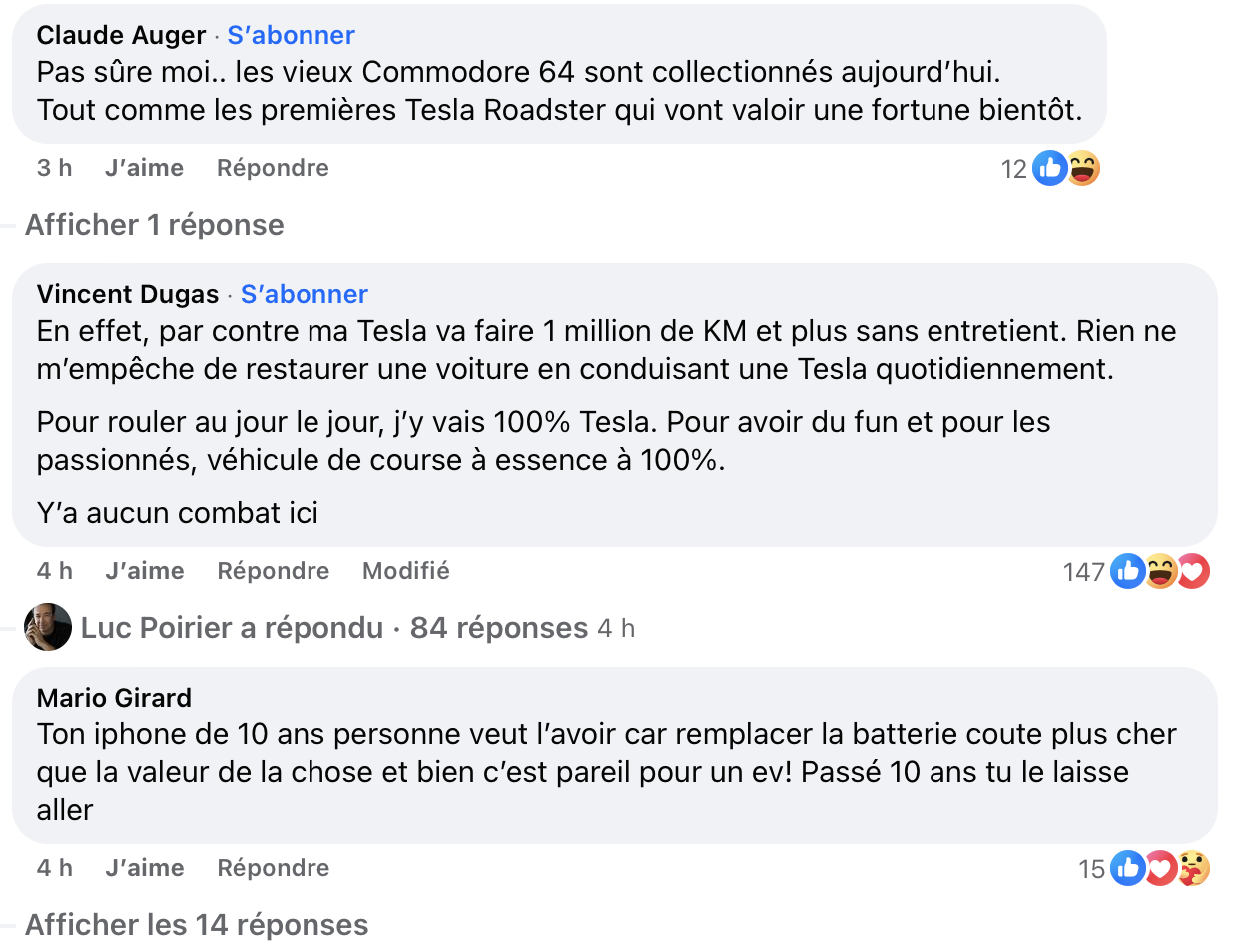 Capture decran le 2024 10 09 a 13.15.57 Luc Poirier critique les propriétaires de voitures électriques avec une seule phrase