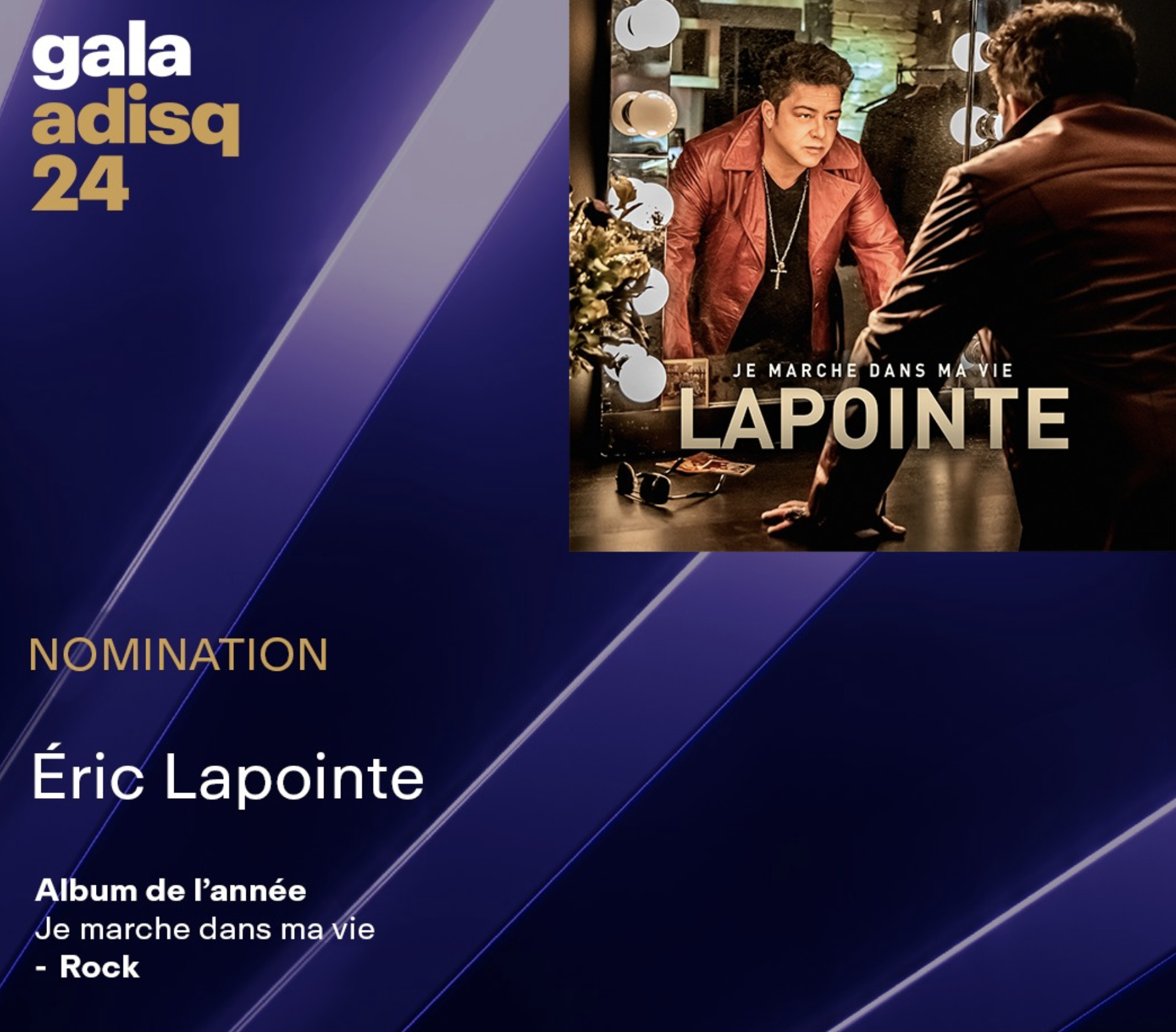 Capture decran le 2024 10 25 a 12.18.14 Éric Lapointe fait son retour au Gala de l’ADISQ : une controverse éclate au Québec