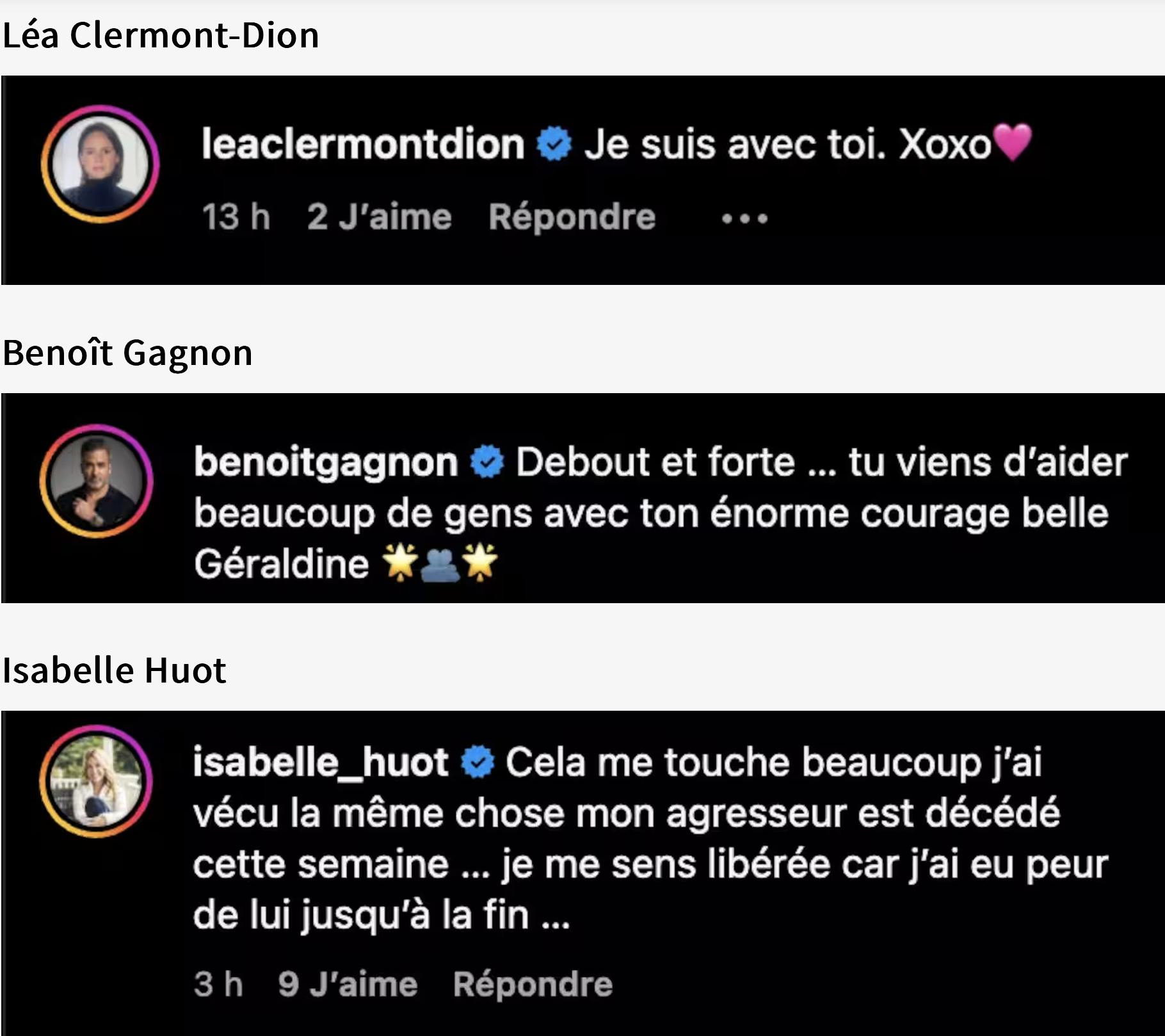 Géraldine Lamarche reçoit un soutien émouvant de ses collègues de Salut Bonjour 2 Géraldine Lamarche reçoit un soutien émouvant de ses collègues de Salut Bonjour Capture decran le 2024 10 25 a 13.43.42 Géraldine Lamarche reçoit un soutien émouvant de ses collègues de Salut Bonjour