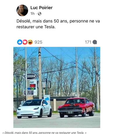 Luc Poirier provoque tous les propriétaires de voitures électriques avec une seule phrase 2 Luc Poirier provoque tous les propriétaires de voitures électriques avec une seule phrase Screenshot 2024 10 10 07.45.50 Luc Poirier provoque tous les propriétaires de voitures électriques avec une seule phrase
