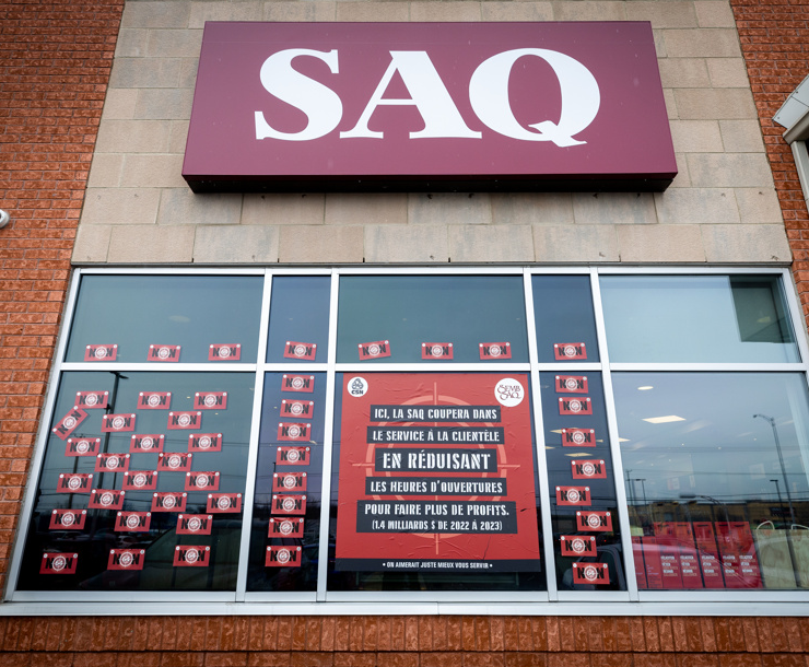 Screenshot 2024 10 17 10.00.14 Les employ&eacute;s de la SAQ en gr&egrave;ve aujourd'hui : la tension monte