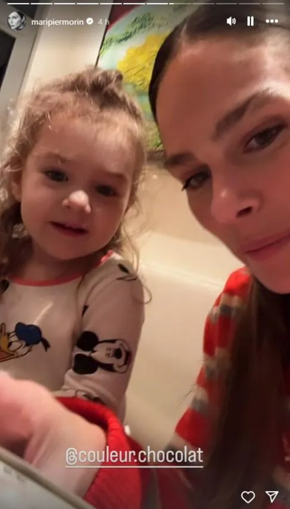 Capture decran 2024 11 25 195856 Après une longue attente, Maripier Morin révèle enfin une image de sa fille