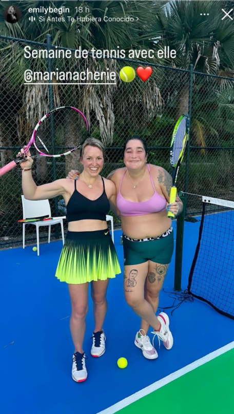 Capture decran 2024 11 30 095950 Émily Bégin partage des photos de ses vacances avec une célébrité québécoise