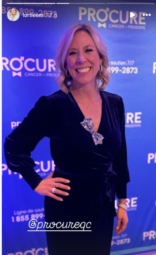 Capture decran 2024 11 30 100820 Eve-Marie Lortie et Charles-Antoine Sinotte étaient élégants comme jamais sur leur 36, découvrez les photos