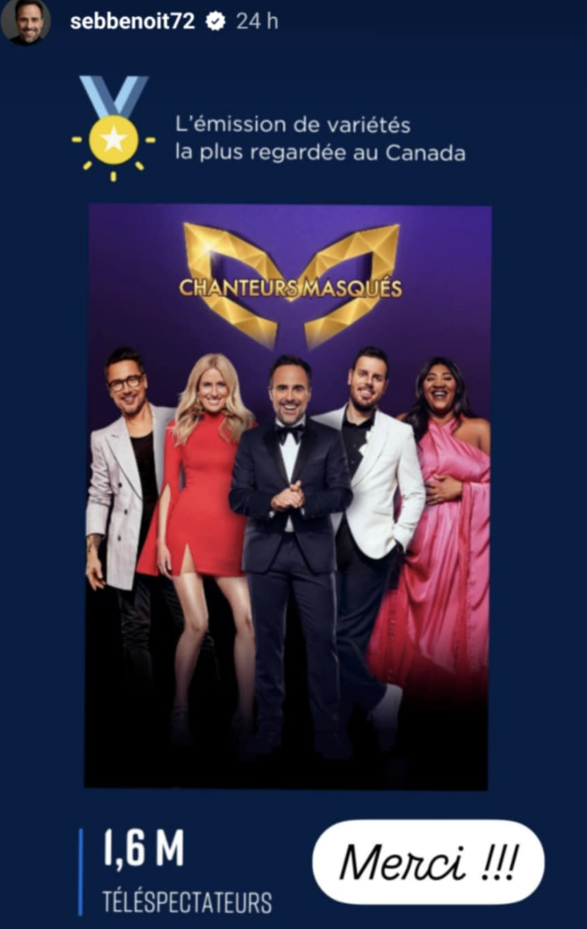 Anouk Meunier annonce une bonne nouvelle sur Chanteurs Masqués 2 Anouk Meunier annonce une bonne nouvelle sur Chanteurs Masqués Capture decran le 2024 11 06 a 10.21.32 Anouk Meunier annonce une bonne nouvelle sur Chanteurs Masqués