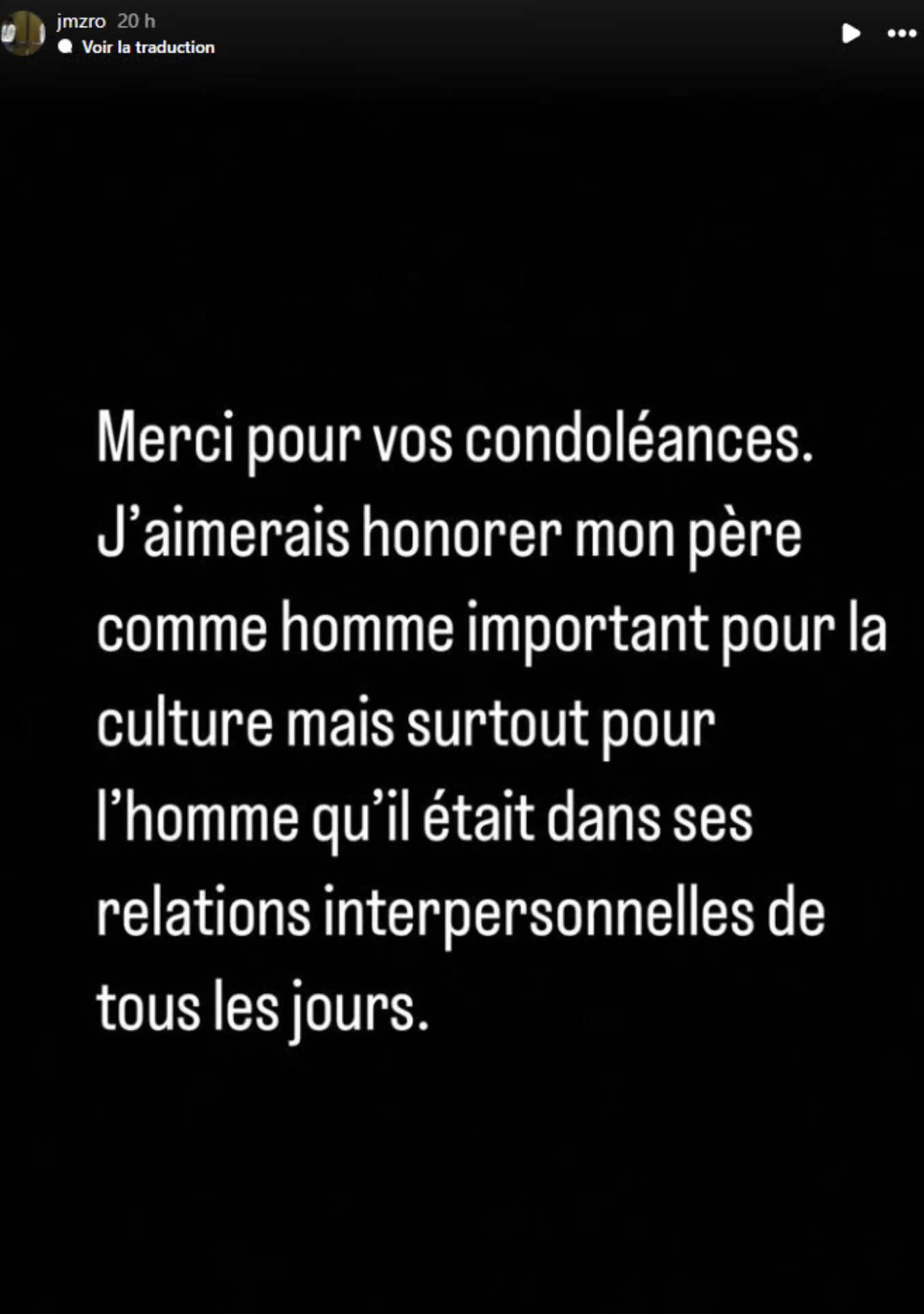 Le Fils d'Herby Moreau s'Exprime sur la Perte de son Père 3 Le Fils d'Herby Moreau s'Exprime sur la Perte de son Père Capture decran le 2024 11 07 a 14.19.58 Le Fils d'Herby Moreau s'Exprime sur la Perte de son Père