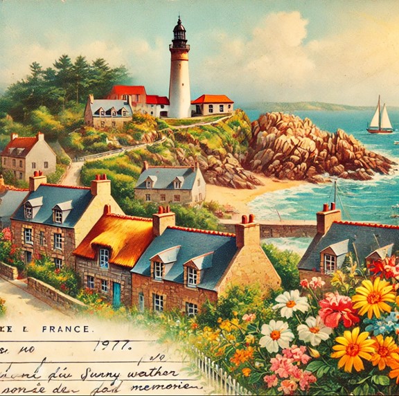 Une carte postale est livrée 47 ans plus tard 1 Une carte postale est livrée 47 ans plus tard postale France 1977 Une carte postale est livrée 47 ans plus tard