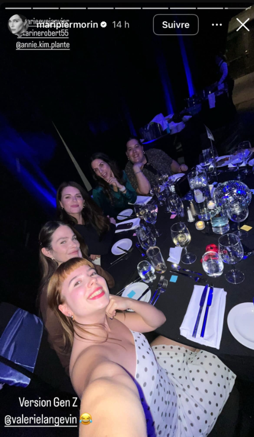 Capture decran 2024 12 06 181643 Marie-Ève Janvier partage les photos de leur soirée de Noël avec Maripier Morin