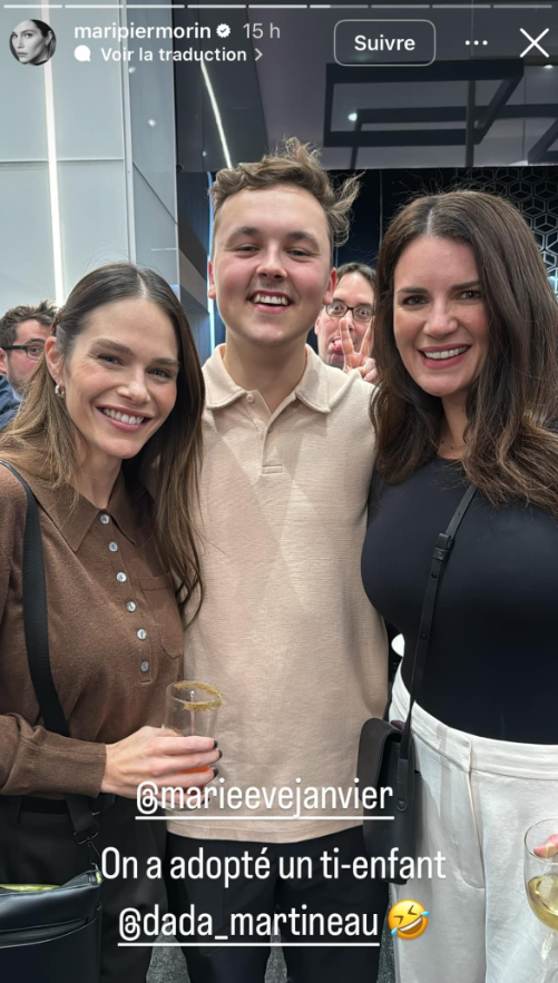 Capture decran 2024 12 06 181650 Marie-Ève Janvier partage les photos de leur soirée de Noël avec Maripier Morin