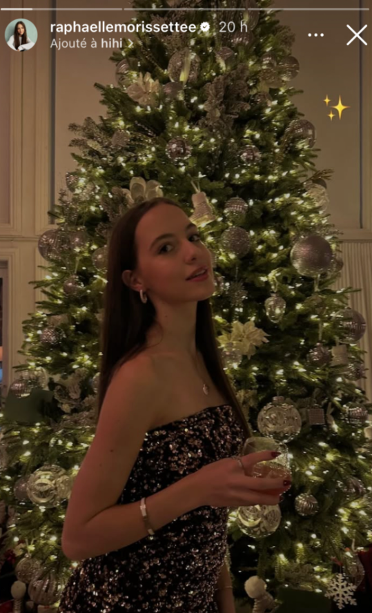 Capture decran 2024 12 26 122441 Raphaëlle Morissette dévoile une précieuse photo avec son père pour Noël