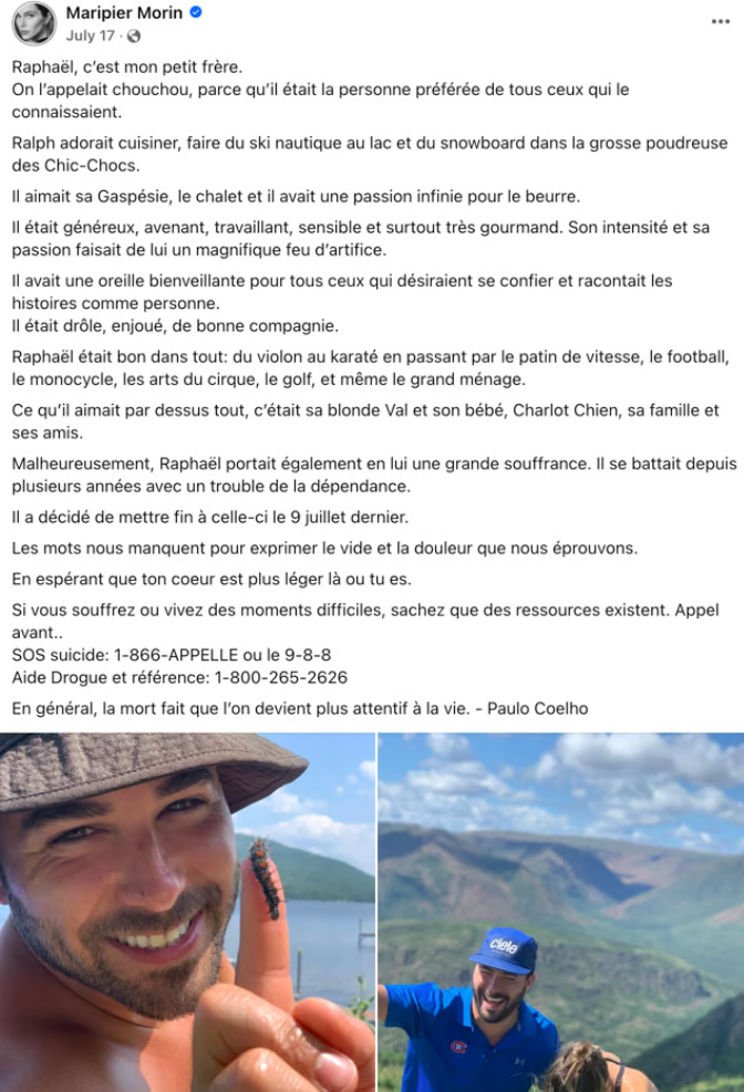 Maripier Morin partage pour la première fois une photo de son fils Henri 2 Maripier Morin partage pour la première fois une photo de son fils Henri Capture decran 2024 12 26 164115 Maripier Morin partage pour la première fois une photo de son fils Henri