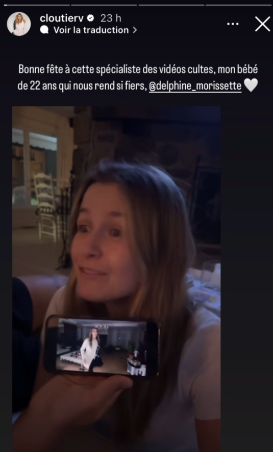 Capture decran 2025 01 03 212557 La fille de Véronique Cloutier et Louis Morissette célèbre ses 22 ans et dévoile son gâteau d'anniversaire