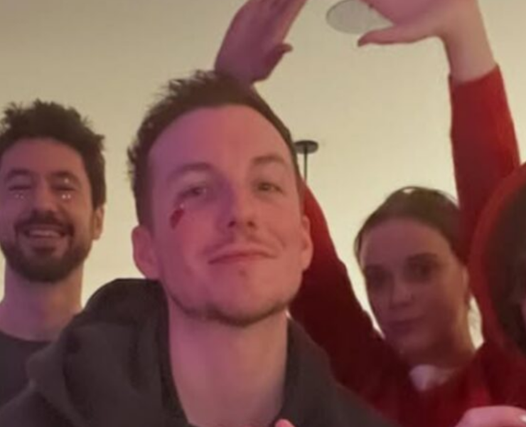 Capture decran 2025 01 08 105847 Pier-Luc Funk était magnifiquement entouré pour célébrer le Nouvel An