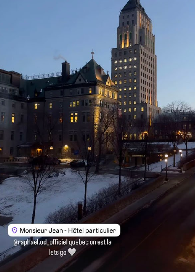 Capture decran 2025 01 12 134830 Des photos de Raphaël et Catherine F. à l’hôtel suscitent des réactions