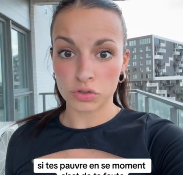 Capture decran 2025 01 12 140941 e1736709087688 Une influenceuse québécoise suscite la polémique : "Si t'es pauvre, c'est 100% de ta faute"