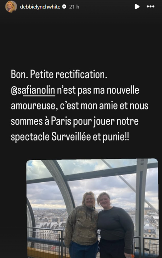 Debbie Lynch-White clarifie une rumeur sur sa vie amoureuse 2 Debbie Lynch-White clarifie une rumeur sur sa vie amoureuse Capture decran 2025 01 13 124128 Debbie Lynch-White clarifie une rumeur sur sa vie amoureuse