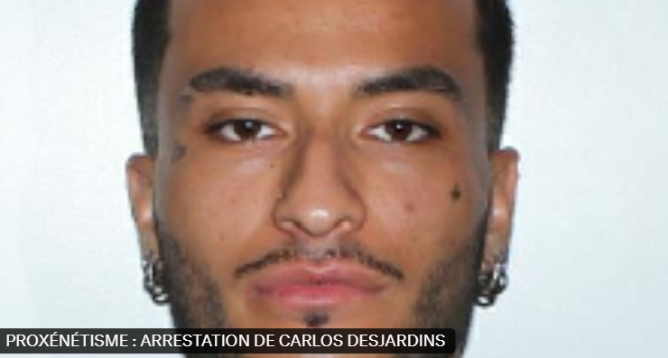 Capture decran 2025 01 15 124140 Carlos Desjardins de nouveau arrêté par la Sûreté du Québec
