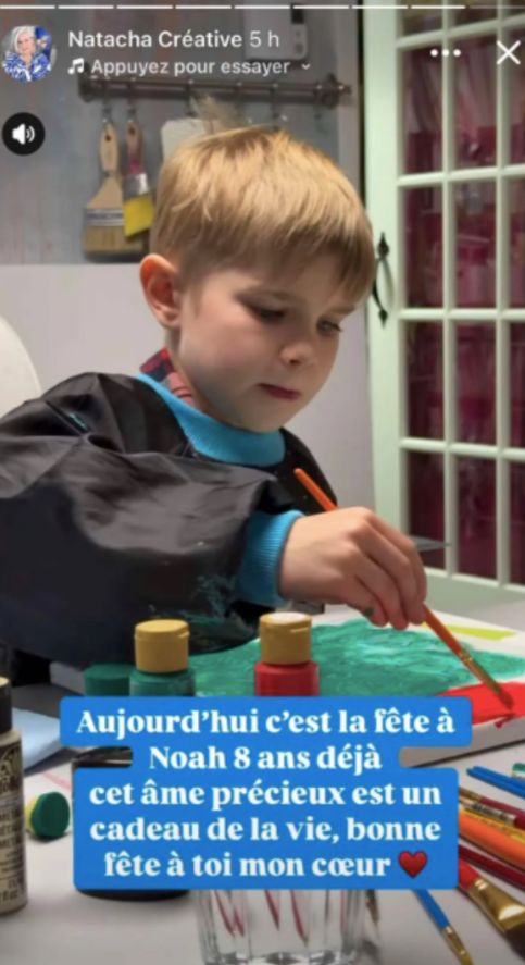 Capture decran 2025 01 31 124855 Le petit-fils de Ginette Reno célèbre ses 8 ans et il a beaucoup changé