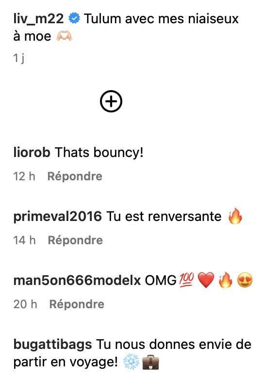 Capture decran le 2025 01 15 a 09.06.24 La fille de Maxim Martin fait tourner les têtes à Tulum avec son look de plage