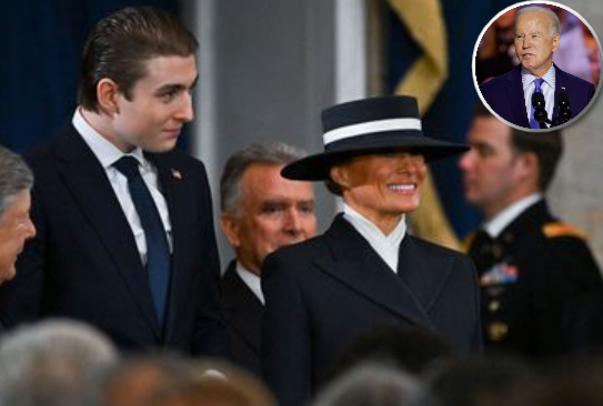 Barron Trump : son échange intriguant avec Joe Biden lors de l'investiture de Donald Trump 1 Barron Trump : son échange intriguant avec Joe Biden lors de l'investiture de Donald Trump montage final 1737505535 Barron Trump : son échange intriguant avec Joe Biden lors de l'investiture de Donald Trump