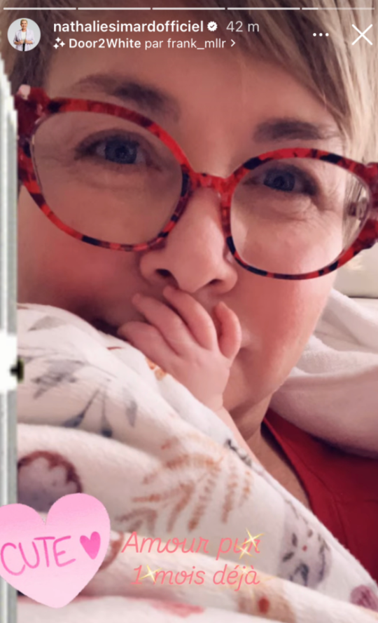 Capture decran 2025 02 07 105531 Quelques mois après son accouchement, la fille de Nathalie Simard partage des nouvelles