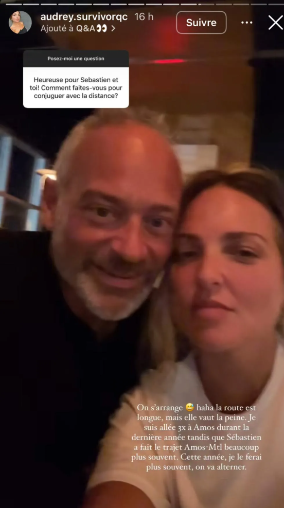 Capture decran 2025 02 27 104502 Audrey et Sébastien de Survivor Québec révèlent enfin la nature de leur relation