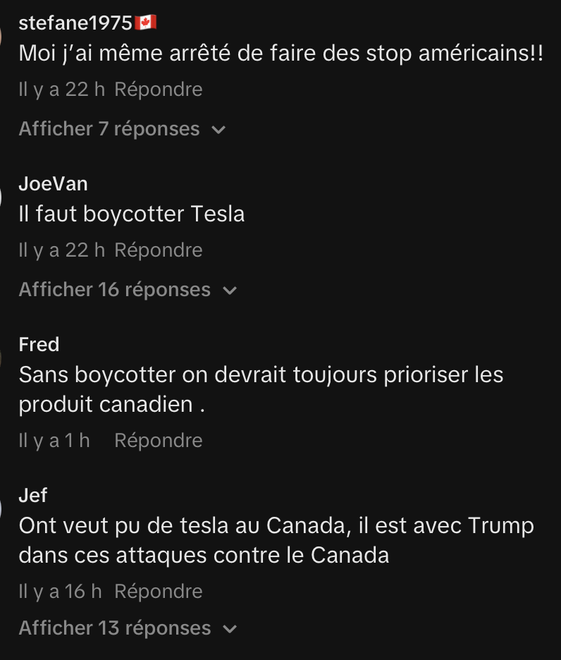 Tesla en chute libre : Le comportement d’Elon Musk fait fuir les acheteurs 3 Tesla en chute libre : Le comportement d’Elon Musk fait fuir les acheteurs Capture decran le 2025 02 06 a 19.48.16 Tesla en chute libre : Le comportement d’Elon Musk fait fuir les acheteurs