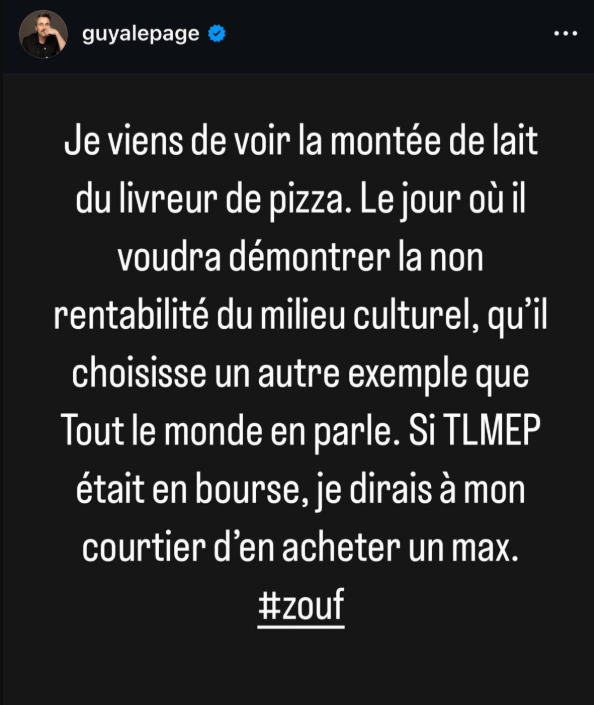 Capture decran 2025 03 06 141915 Guy A. Lepage réagit vivement à la polémique entourant Guillaume Abbatiello