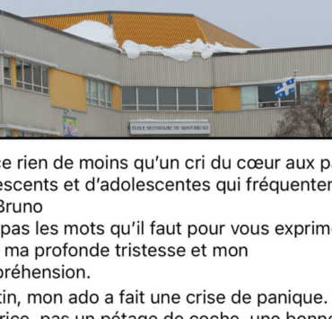 Cri du cœur d’un papa québécois face à l’intimidation constante de son fils à l'école 2 Cri du cœur d’un papa québécois face à l’intimidation constante de son fils à l'école Capture decran 2025 03 15 142354 Cri du cœur d’un papa québécois face à l’intimidation constante de son fils à l'école