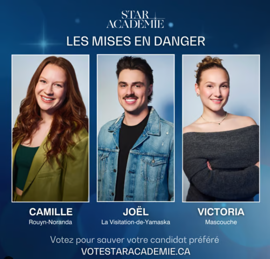 Camille, Joël et Victoria en danger à Star Académie — voici qui sera sauvé selon nous 1 Camille, Joël et Victoria en danger à Star Académie — voici qui sera sauvé selon nous Capture decran 2025 03 21 144349 Camille, Joël et Victoria en danger à Star Académie — voici qui sera sauvé selon nous