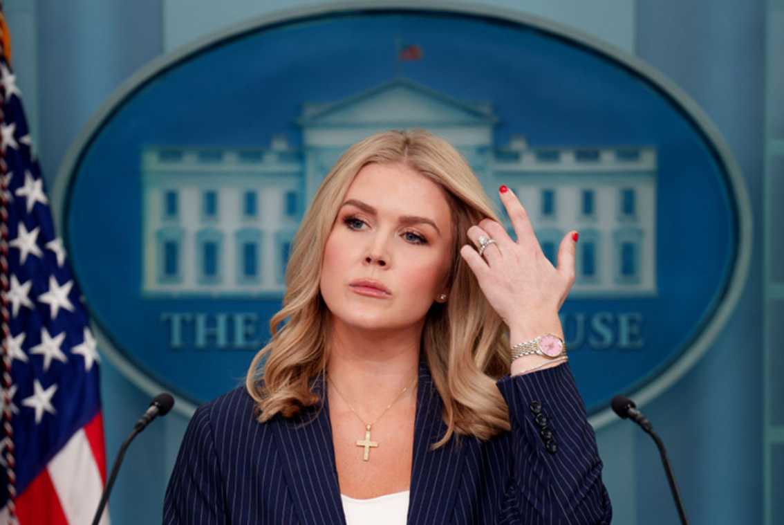 Karoline Leavitt livre un des échanges les plus houleux de sa carrière devant la presse 1 Karoline Leavitt livre un des échanges les plus houleux de sa carrière devant la presse Capture decran 2025 03 26 211424 Karoline Leavitt livre un des échanges les plus houleux de sa carrière devant la presse