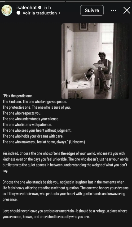 Le cœur serré, Isabelle Desjardins annonce la fin de son couple avec David Desharnais 2 Le cœur serré, Isabelle Desjardins annonce la fin de son couple avec David Desharnais Capture decran 2025 03 27 203343 Le cœur serré, Isabelle Desjardins annonce la fin de son couple avec David Desharnais