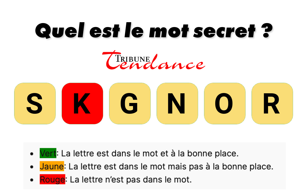 Déchiffrez ce mot de 6 lettres pour stimuler votre esprit! 1 Déchiffrez ce mot de 6 lettres pour stimuler votre esprit! game virale image groins 1 Déchiffrez ce mot de 6 lettres pour stimuler votre esprit!