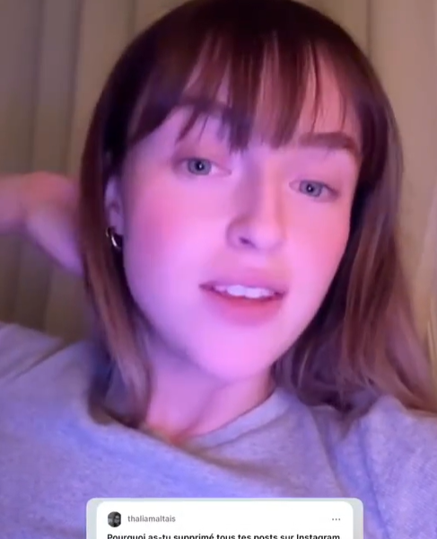 Capture decran 2025 04 01 152729 Alicia Moffet révèle enfin pourquoi elle a effacé toutes ses photos sur Instagram