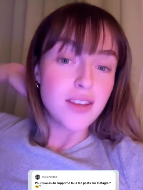 Alicia Moffet révèle enfin pourquoi elle a effacé toutes ses photos sur Instagram 1 Alicia Moffet révèle enfin pourquoi elle a effacé toutes ses photos sur Instagram Capture decran 2025 04 01 152729 Alicia Moffet révèle enfin pourquoi elle a effacé toutes ses photos sur Instagram