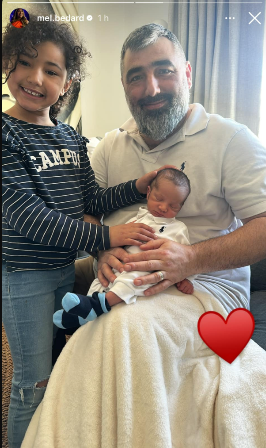 Capture decran 2025 04 05 132132 Après son accouchement, Mélissa Bédard partage la première image de Karl avec leur bébé