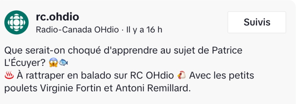Capture decran 2025 04 05 153520 Patrice L’Écuyer partage une anecdote de couple où il a caché la vérité à sa conjointe
