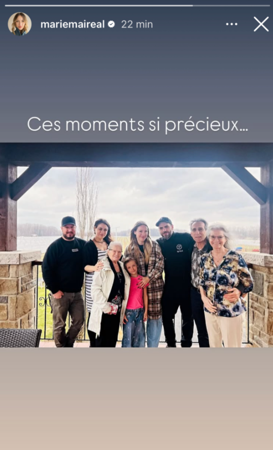 Capture decran 2025 04 20 091651 À Pâques, Marie-Mai partage une magnifique photo de sa famille