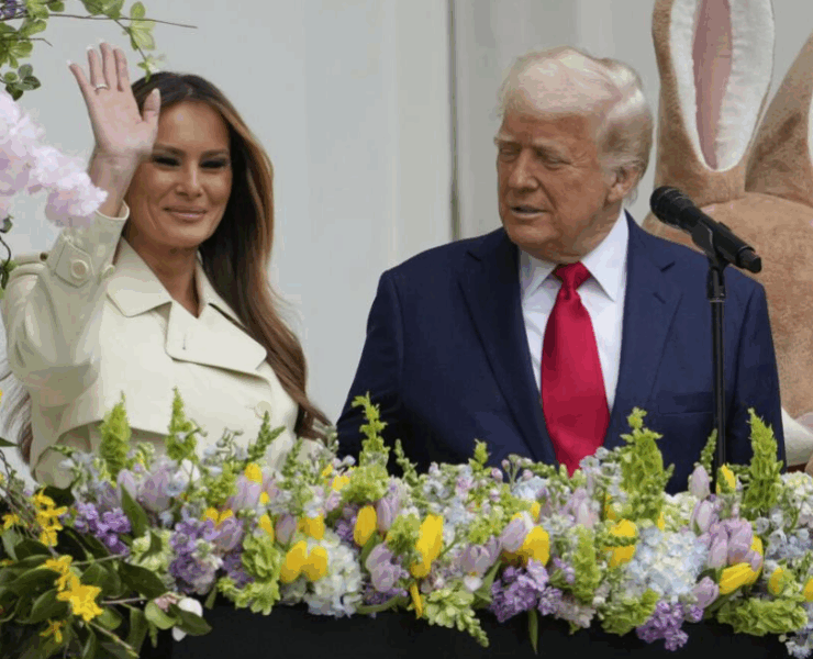 Capture decran 2025 04 25 083551 e1745584612479 Un détail inattendu dans le manteau de Melania Trump fait réagir tout le Québec